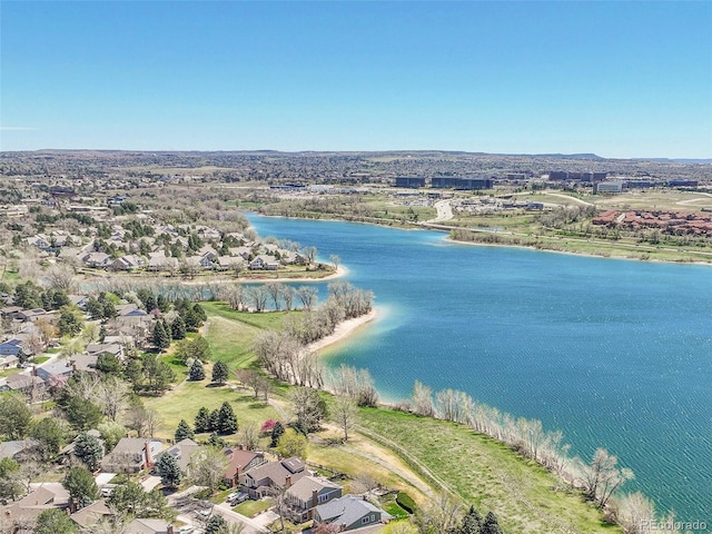 8312 S Peninsula Dr, Littleton, CO 80120 - aerial view of a nearby body of water