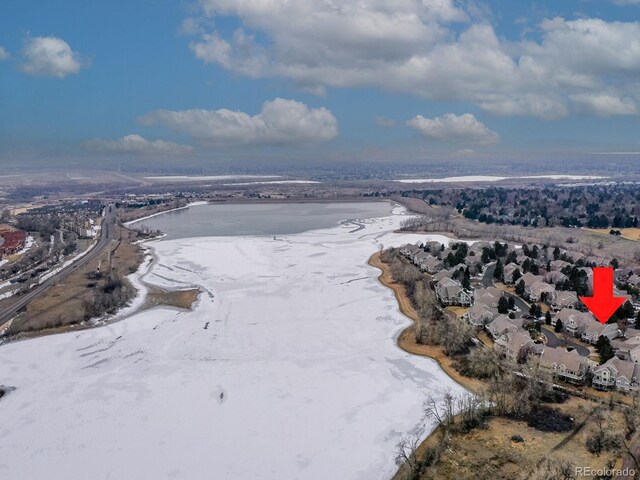 8312 S Peninsula Dr, Littleton, CO 80120 - aerial view of property and surrounding area