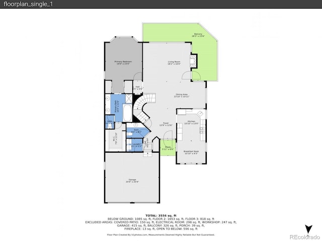 8312 S Peninsula Dr, Littleton, CO 80120 - floor plan / room layout