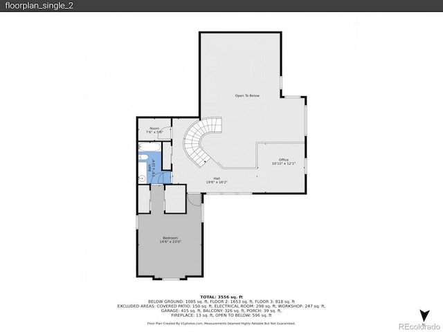 8312 S Peninsula Dr, Littleton, CO 80120 - room layout