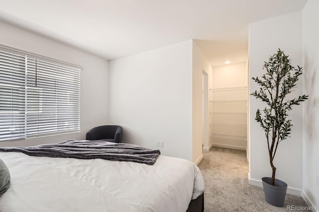 348 N Geneva St, Aurora, CO 80010 - bedroom featuring light carpet, baseboards, and a spacious closet