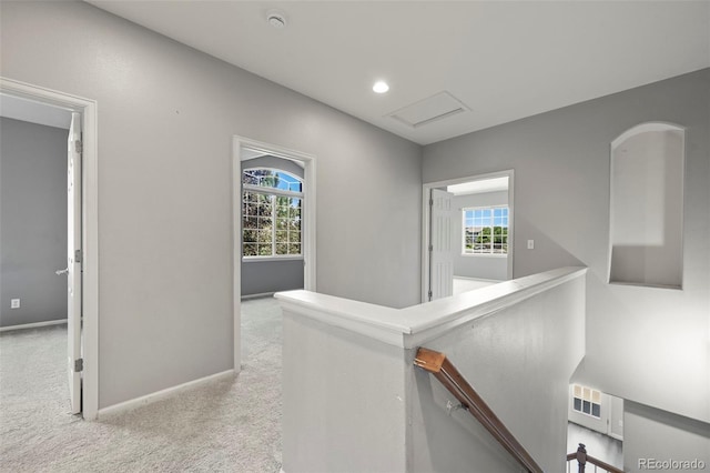 280 Granby Way Unit C, Aurora, CO 80011 - hallway with an upstairs landing and carpet floors