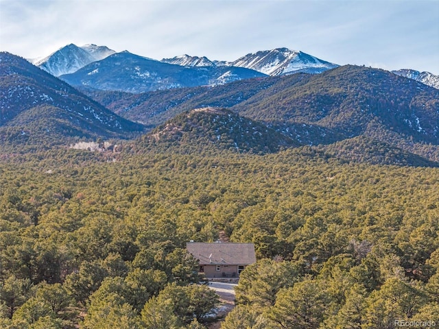 view of mountain feature