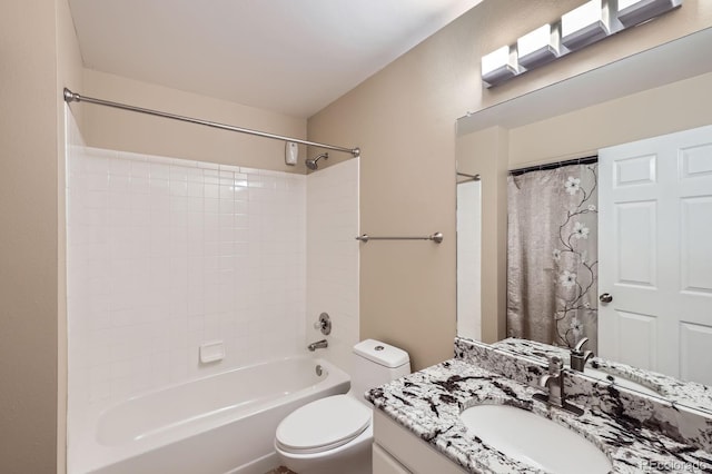 9916 Spring Hill Ln, Highlands Ranch, CO 80129 - full bathroom with vanity and shower / bath combo with shower curtain