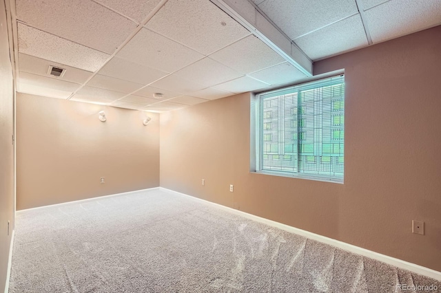 9916 Spring Hill Ln, Highlands Ranch, CO 80129 - carpeted spare room with a paneled ceiling and baseboards