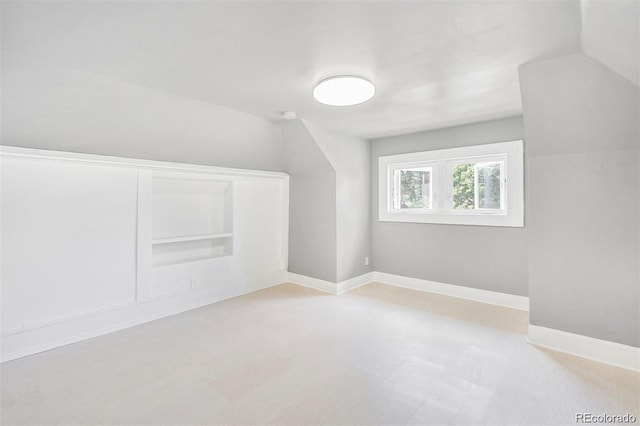 bonus room with lofted ceiling