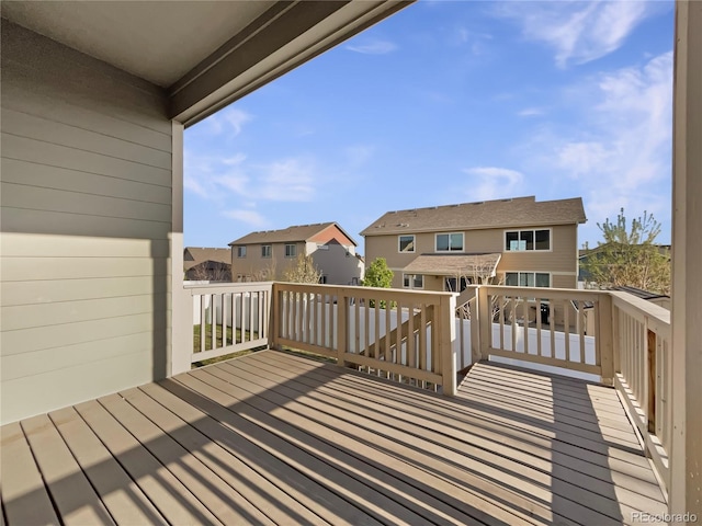 8612 13th St, Greeley, CO 80634 - wooden terrace with a residential view