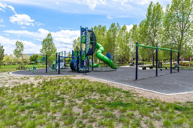 view of communal playground