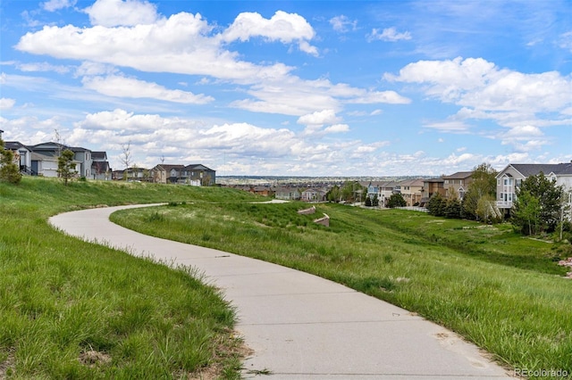 view of home's community with a residential view