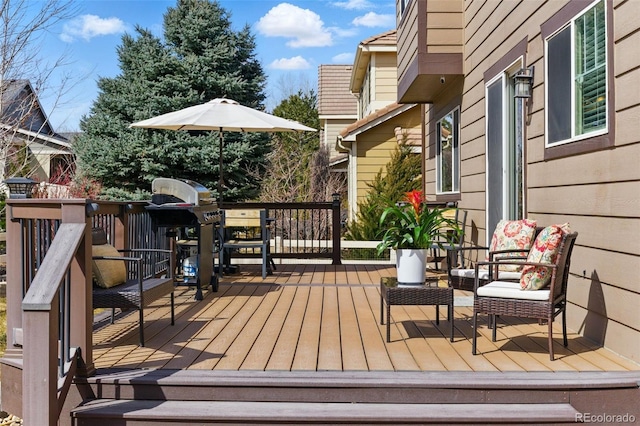 18130 Bolero Dr, Parker, CO 80134 - deck with grilling area