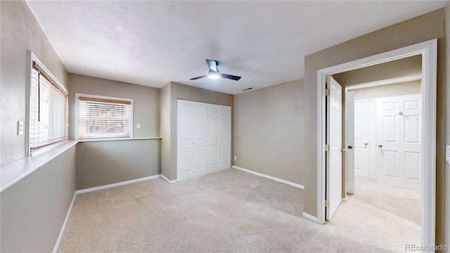 3755 Shefield Dr, Broomfield, CO 80020 - unfurnished bedroom with carpet flooring, a closet, and ceiling fan