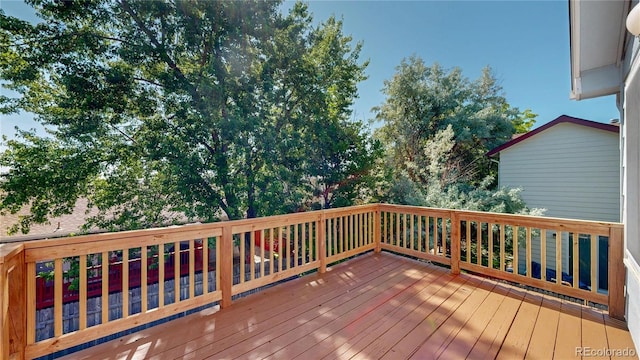 3755 Shefield Dr, Broomfield, CO 80020 - view of wooden deck