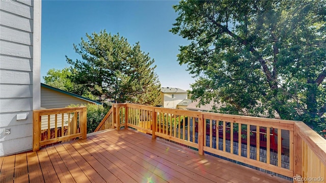 3755 Shefield Dr, Broomfield, CO 80020 - view of wooden terrace