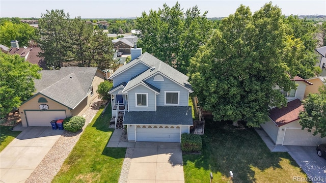 3755 Shefield Dr, Broomfield, CO 80020 - aerial perspective of suburban area