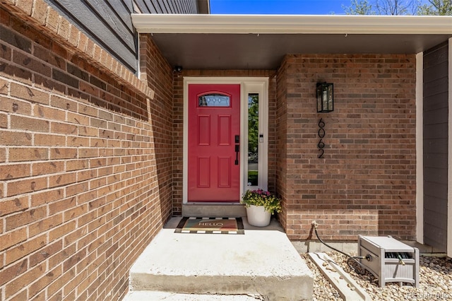 6062 S Newport St, Centennial, CO 80111 - property entrance featuring brick siding