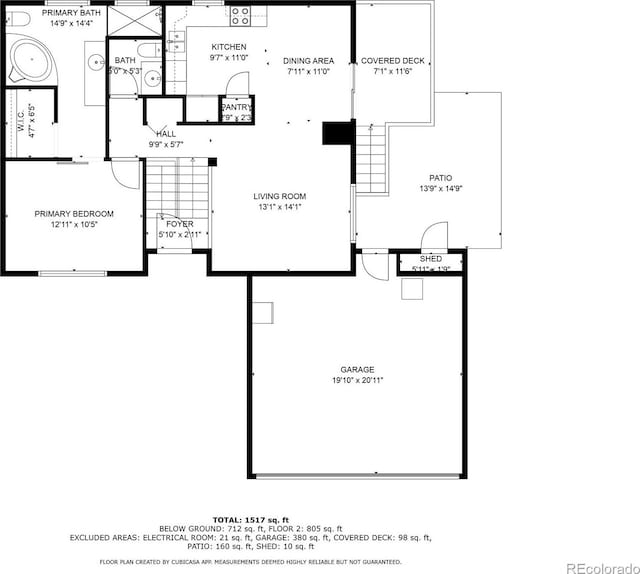 3516 Marigold St, Evans, CO 80620 - floor plan