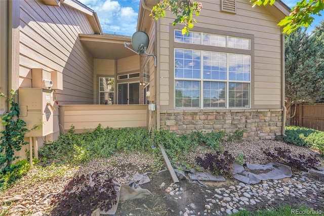 14333 E Napa Pl Unit 5D, Aurora, CO 80014 - view of side of property with stone siding