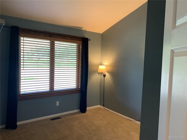 68 Golf Course Dr Unit 11, Copper Mountain, CO 80443 - unfurnished room featuring carpet floors, baseboards, and lofted ceiling