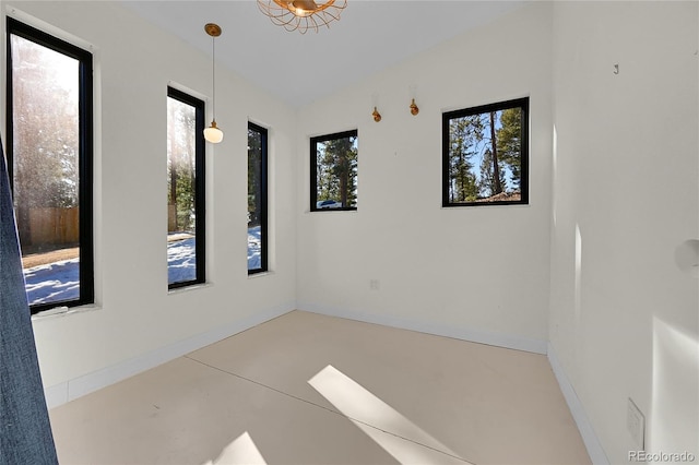 148 Ridge Ln, Bailey, CO 80421 - spare room with concrete floors