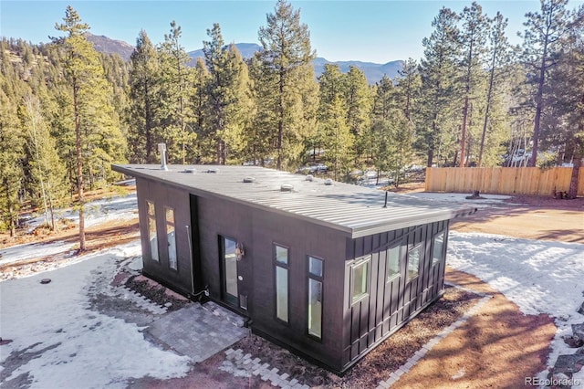 148 Ridge Ln, Bailey, CO 80421 - view of yard with a mountain view and a wooded view