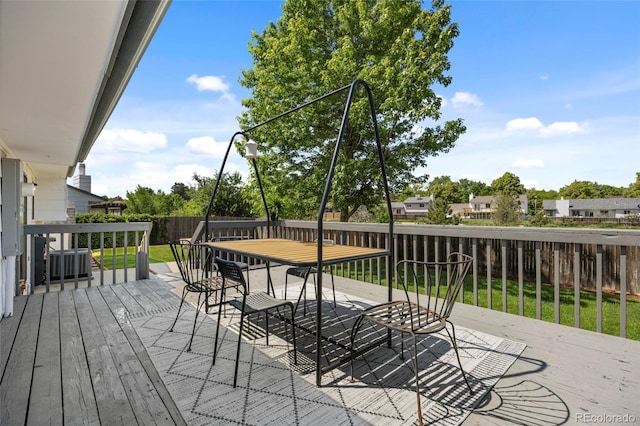 1153 S Biscay St, Aurora, CO 80017 - deck with a fenced backyard