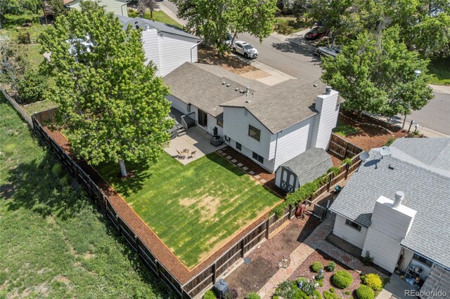 1153 S Biscay St, Aurora, CO 80017 - aerial view of property and surrounding area