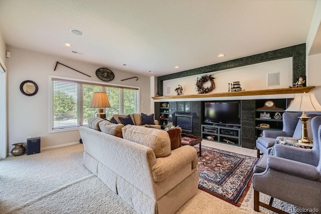 11070 Meade Ct, Westminster, CO 80031 - carpeted living room featuring baseboards and recessed lighting