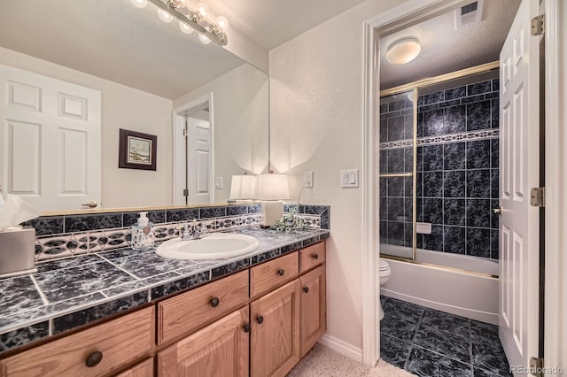 11070 Meade Ct, Westminster, CO 80031 - full bathroom with vanity and bath / shower combo with glass door