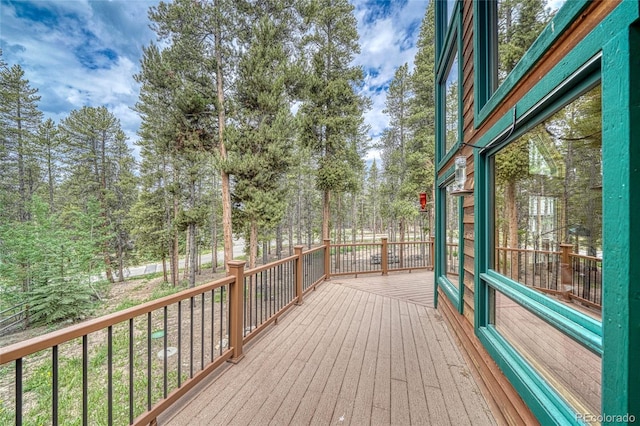 988 Ruby Ln, Leadville, CO 80461 - view of wooden deck