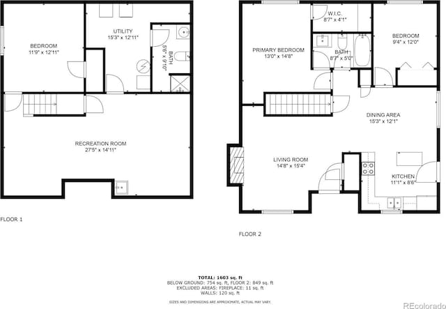 4784 S Tabor St, Morrison, CO 80465 - view of floor plan / room layout