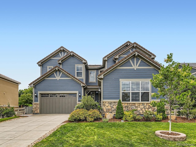 2896 Gemini Loop, Broomfield, CO 80023 - view of front of property featuring concrete driveway and stone siding