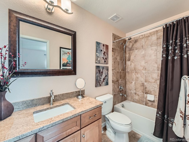 2896 Gemini Loop, Broomfield, CO 80023 - bathroom featuring vanity, toilet, and shower / tub combo