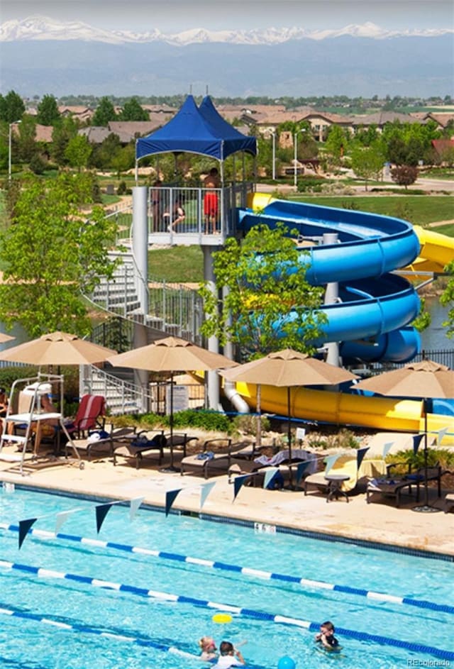2896 Gemini Loop, Broomfield, CO 80023 - community pool with a mountain view