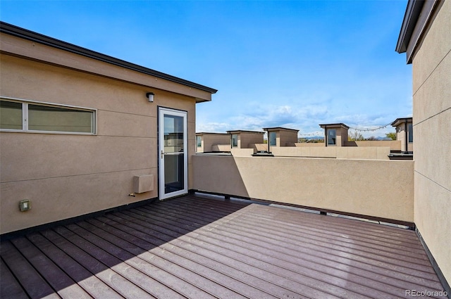 view of deck
