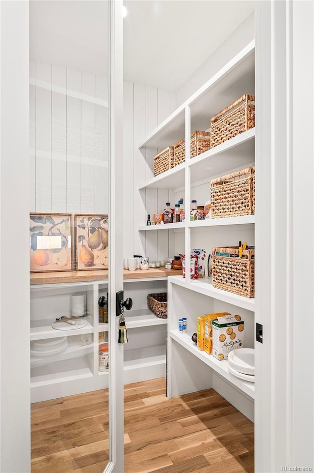 view of pantry