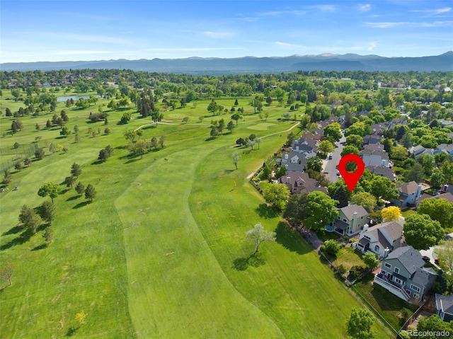 8040 W 78th Cir, Arvada, CO 80005 - aerial view of residential area featuring mountains and a golf club