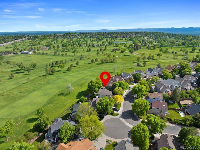 8040 W 78th Cir, Arvada, CO 80005 - aerial view of property's location featuring nearby suburban area and mountains