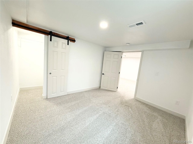 3355 Moorhead Ave, Boulder, CO 80305 - finished below grade area with carpet flooring, baseboards, and a barn door