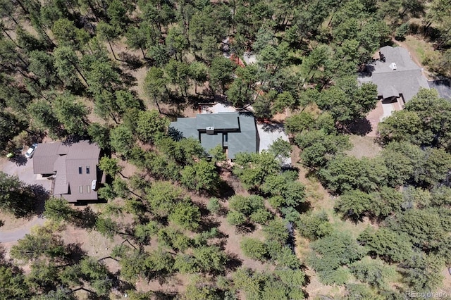 view from above of property