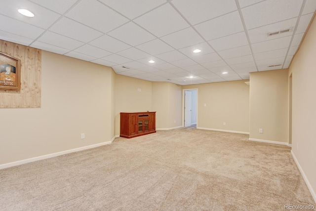 1864 Malibu Ct, Fort Lupton, CO 80621 - finished below grade area with carpet, recessed lighting, a paneled ceiling, and baseboards