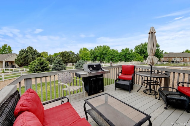 1864 Malibu Ct, Fort Lupton, CO 80621 - deck featuring a fenced backyard