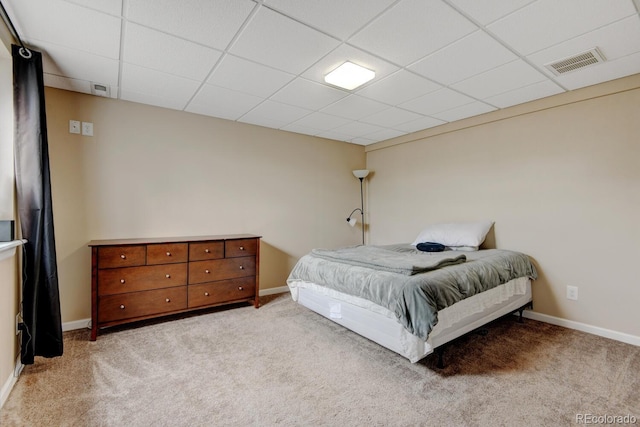1864 Malibu Ct, Fort Lupton, CO 80621 - bedroom with a paneled ceiling, carpet floors, and baseboards