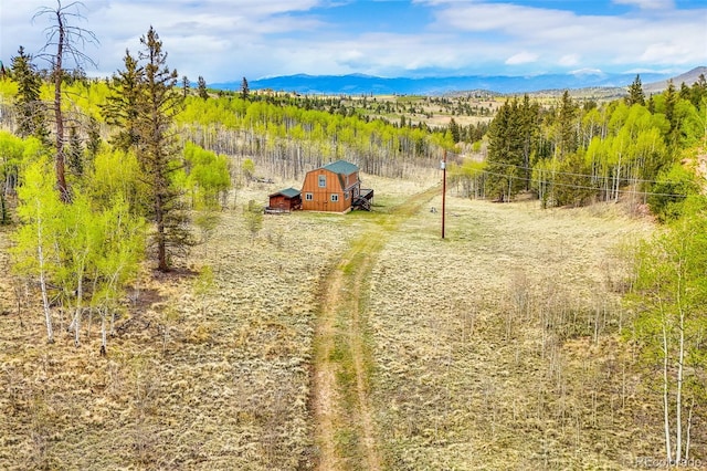 584 Old Squaw Rd, Como, CO 80432 - overview of rural landscape featuring a mountain backdrop