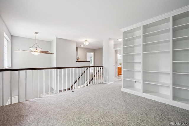 5721 S Jellison St, Littleton, CO 80123 - corridor with carpet, an upstairs landing, and built in features