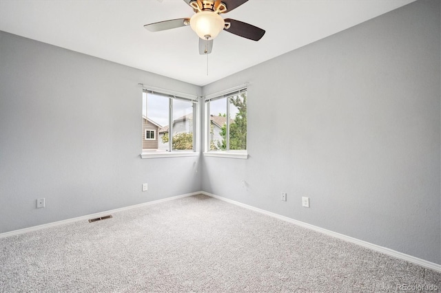 5721 S Jellison St, Littleton, CO 80123 - carpeted empty room with a ceiling fan and baseboards