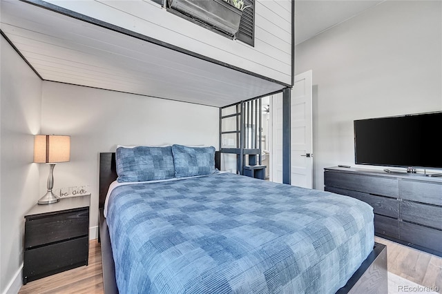 499 Silver Creek Rd, Idaho Springs, CO 80452 - bedroom featuring light wood-style flooring and baseboards