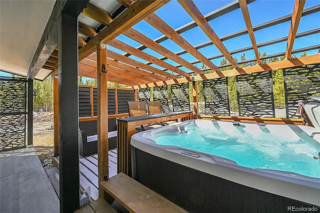 499 Silver Creek Rd, Idaho Springs, CO 80452 - view of pool with a hot tub