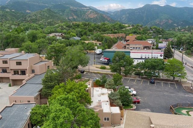13 Crystal Park Rd, Manitou Springs, CO 80829 - drone / aerial view of a mountain backdrop