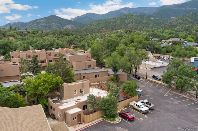 13 Crystal Park Rd, Manitou Springs, CO 80829 - aerial view of residential area featuring a mountainous background