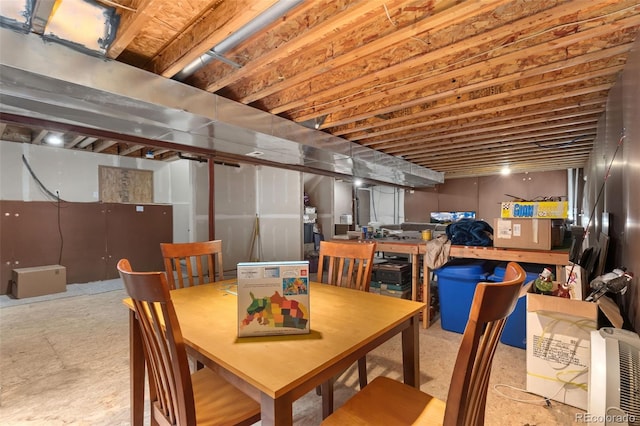 view of dining room